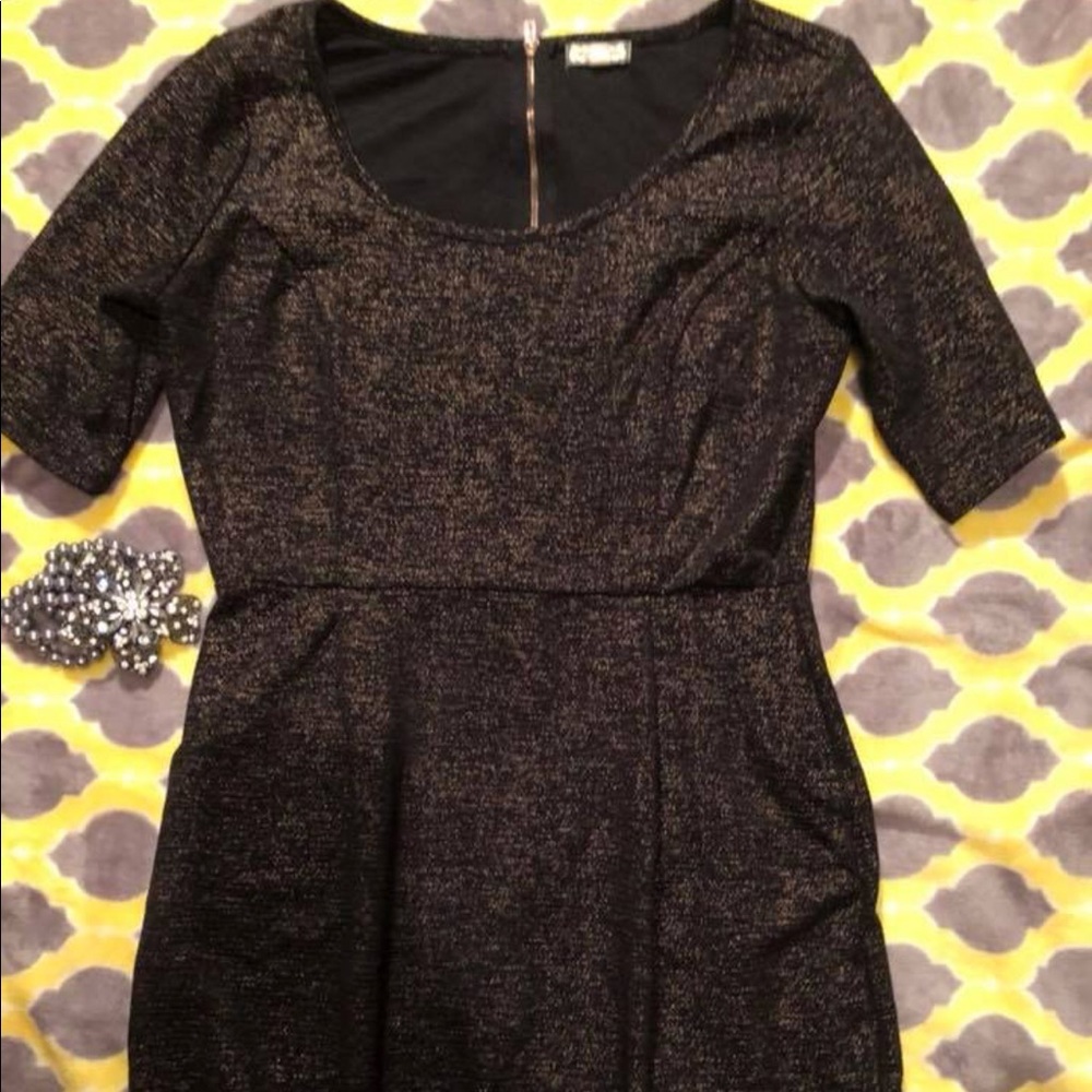 Gorgeous purple black dress